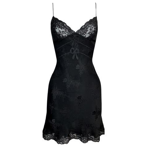 dior slip dress black|christian dior evening dress.